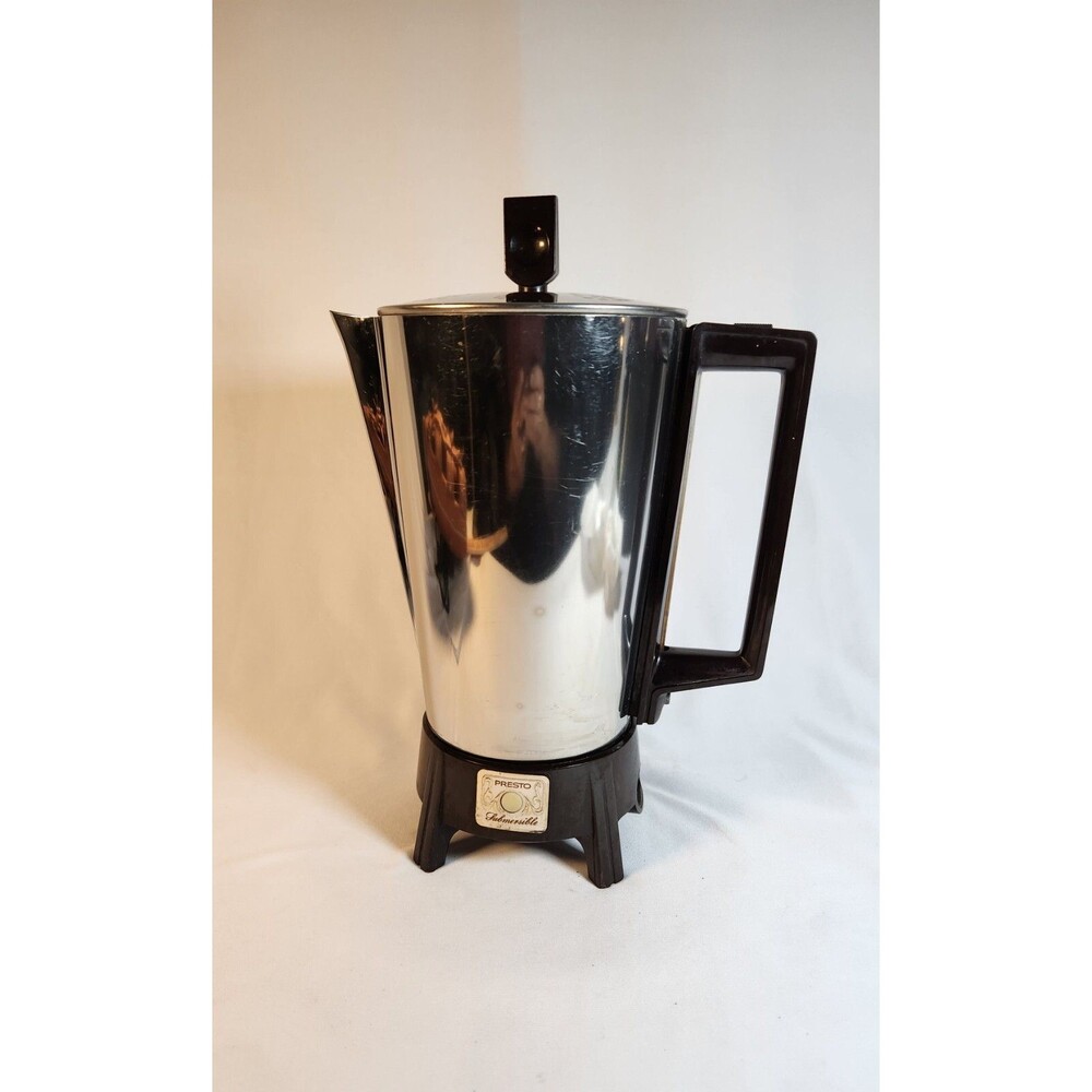 Presto MCM Vintage Electric Coffee Maker Percolator Submersible Pot 12 cups - Picture 2 of 11